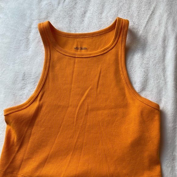 Orange Cropped Tank - Picture 1 of 3